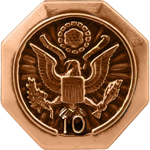 10-Year Federal Length of Service Lapel Pin Lapel Pins