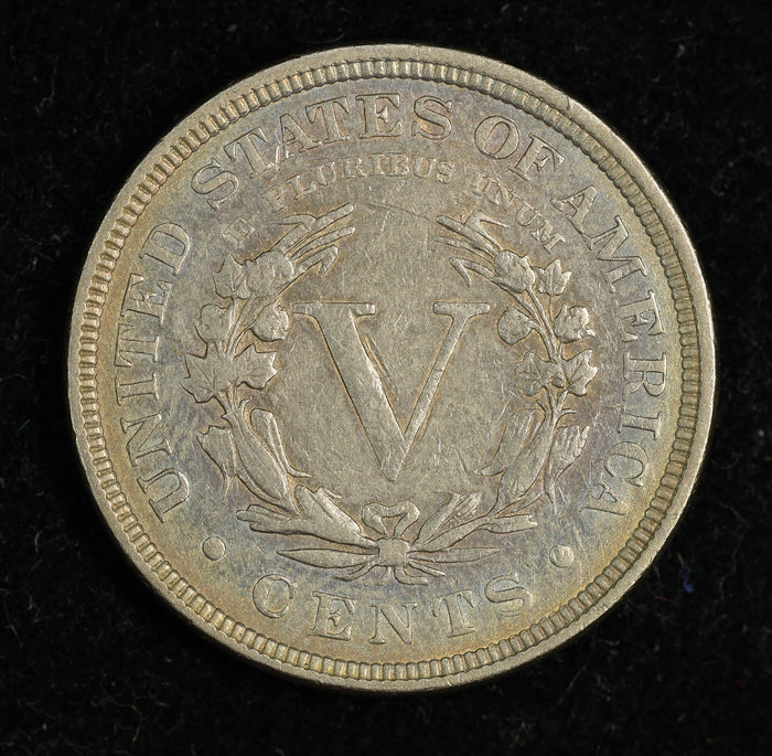 1892 5c Liberty V Nickel Five Cent Coin