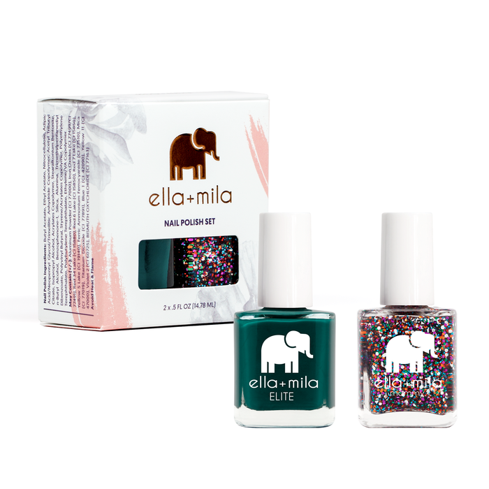 Island Hopping and Party in a Bottle 2-pack nail polish set with its gift box