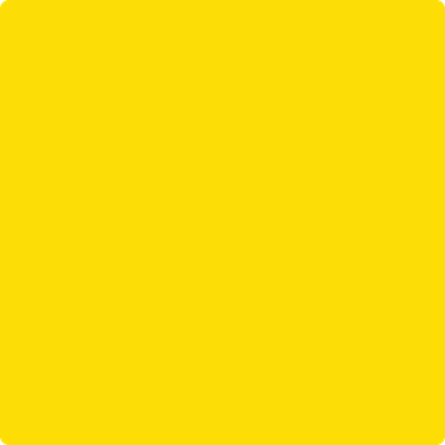 2022-30: Bright Yellow a paint color by Benjamin Moore avaiable at Clement's Paint in Austin, TX.