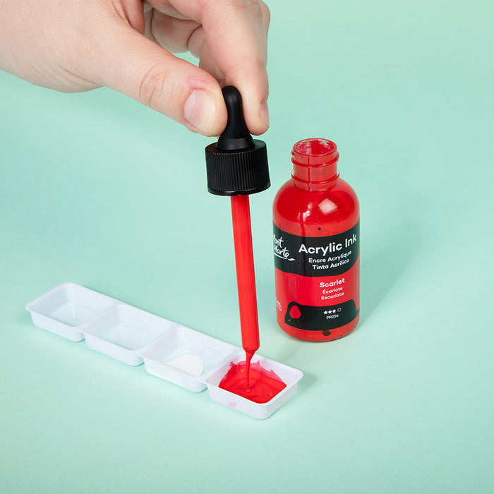 Acrylic Ink Premium 50mL (1.69 US fl.oz) – Scarlet