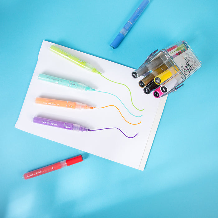 Acrylic Paint Pens in Case Broad Tip Signature 12pc