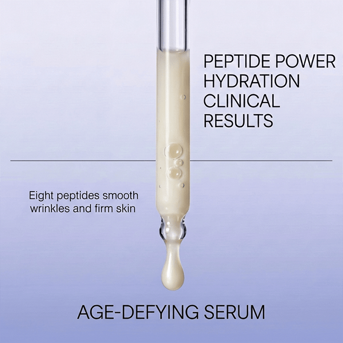 ageless advanced serum contains peptide power and hydration for clinical results