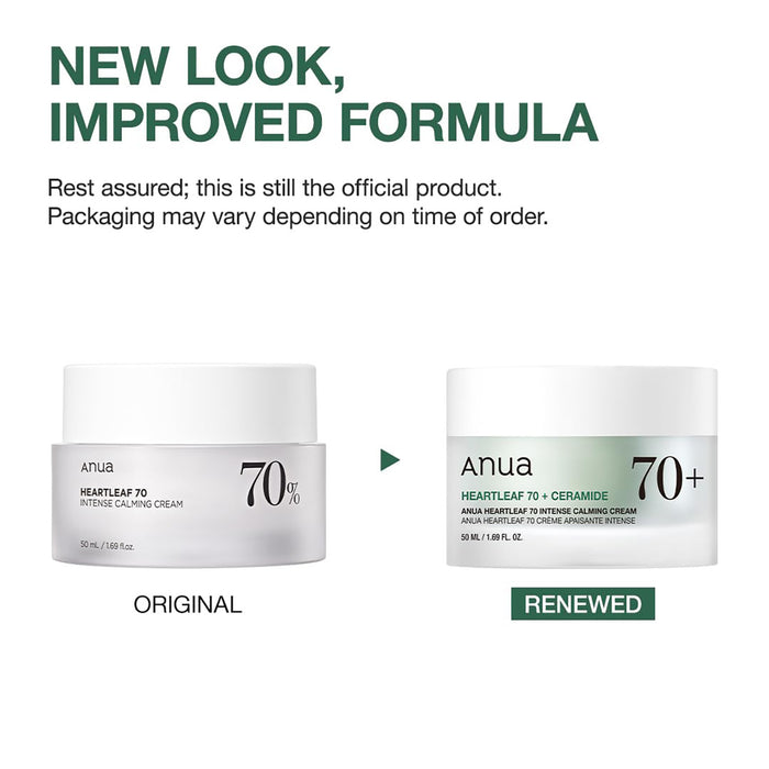 Anua Heartleaf 70 Intense Calming Cream 1.69oz/ 50ml