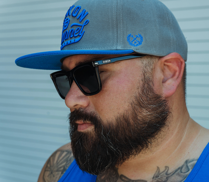 Anvil Sunglasses - Polished Black / Grey