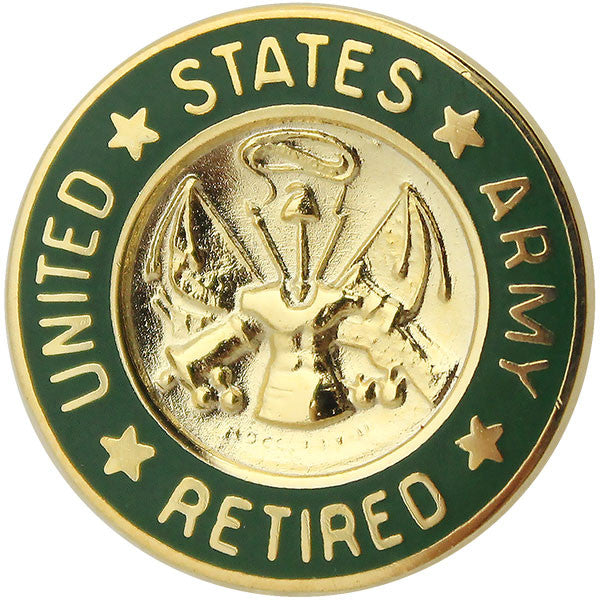Army Retired Lapel Pin Lapel Pins