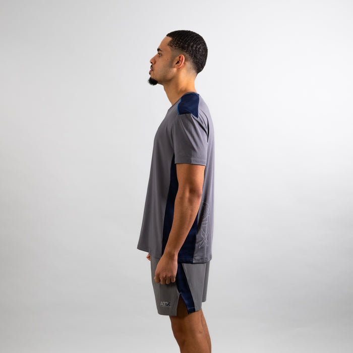 ATX Cascade T-Shirt - Dark Grey/Navy