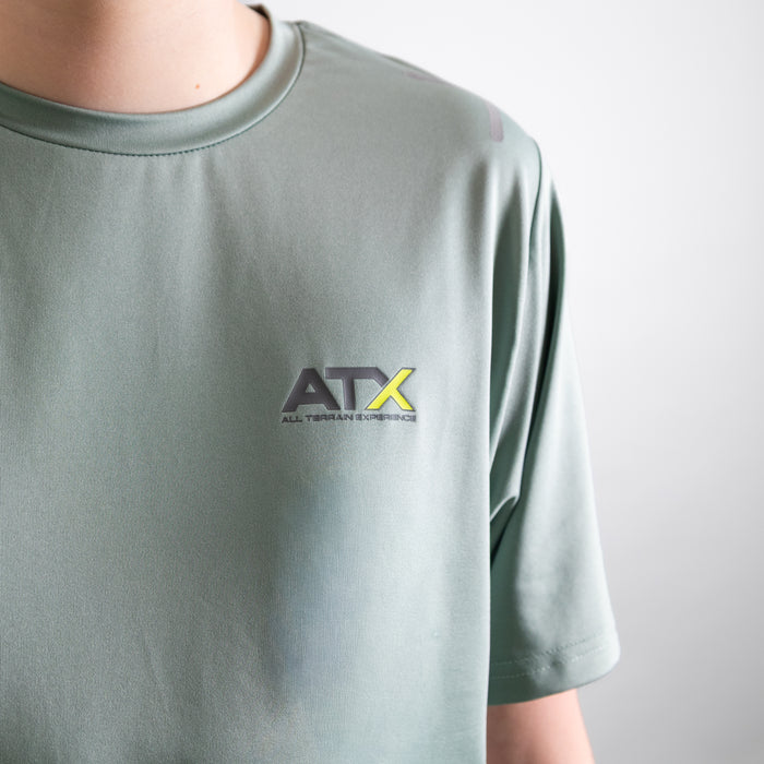 ATX Junior Granite T-Shirt - Green/Grey