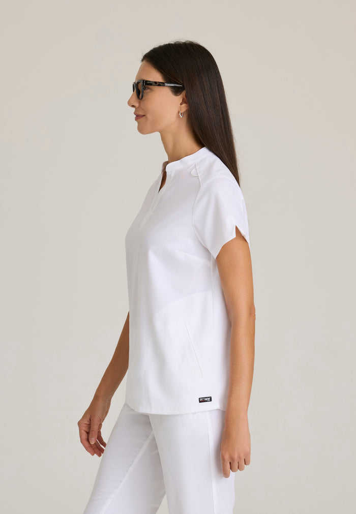 Avery Top - White - Grey's Anatomy Scrubs
