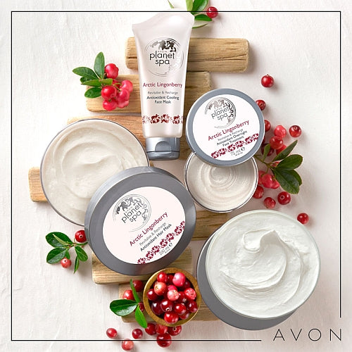 Avon Planet Spa Arctic Lingonberry Antioxidant Body Souffle - 200ml