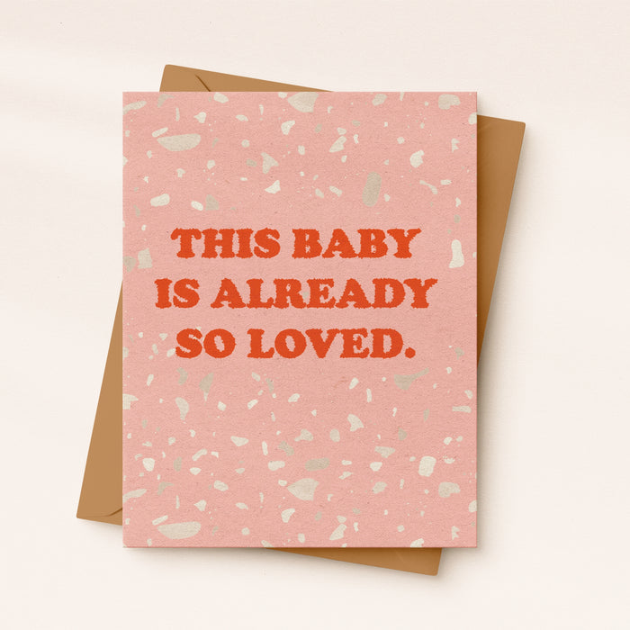 Baby So Loved Card