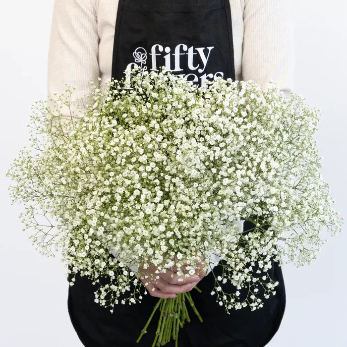 Baby's Breath Flower New Love Apron - Image