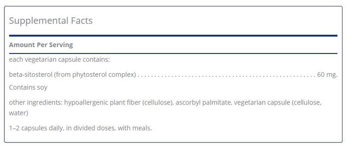 Beta-Sitosterol 270 capsules by Pure Encapsulations