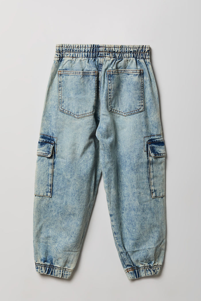 Boys Graffiti Denim Jogger