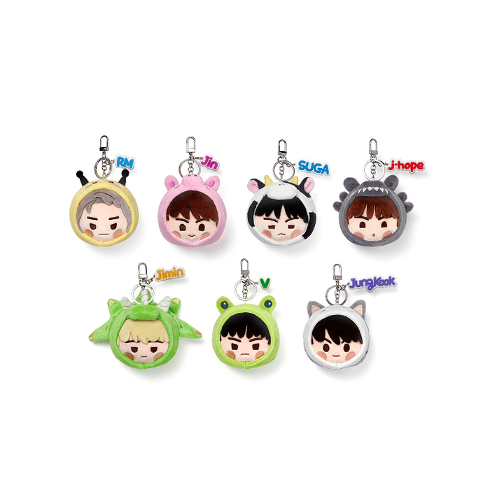 BTS - 2025 BTS FESTA OFFICIAL MD FACE KEYRING - COKODIVE