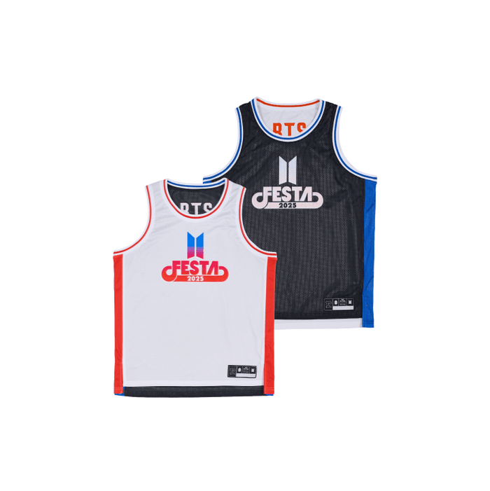BTS - 2025 BTS FESTA X WEVERSE OFFICIAL MD REVERSIBLE BASKETBALL UNIFORM - COKODIVE