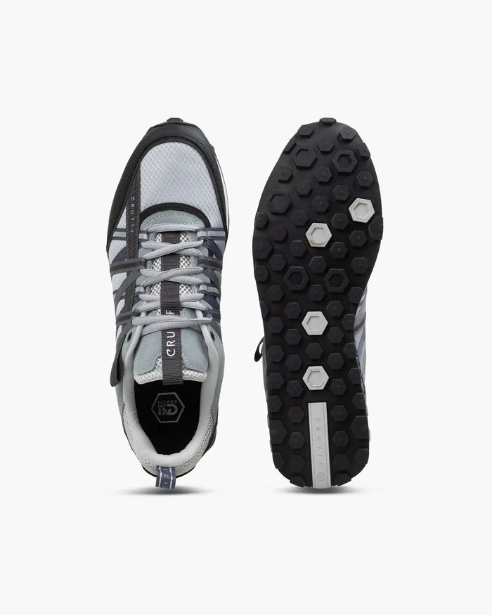 Cruyff Fearia Hex-Tech - Light Grey/Reflective Black