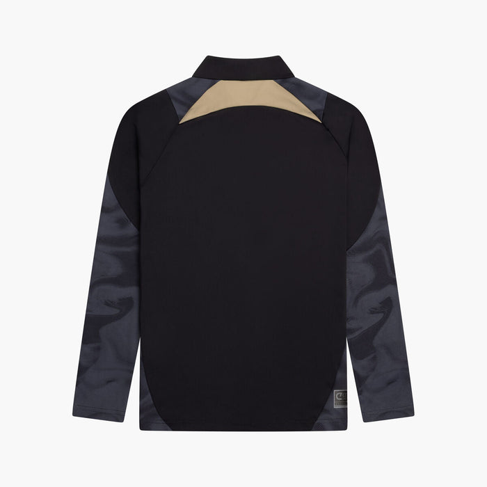 Cruyff Junior Defense 1/4 Zip - Black