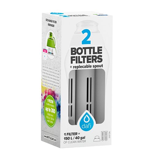 Dafi - Refiller til flaske - 2-Pack (grå)