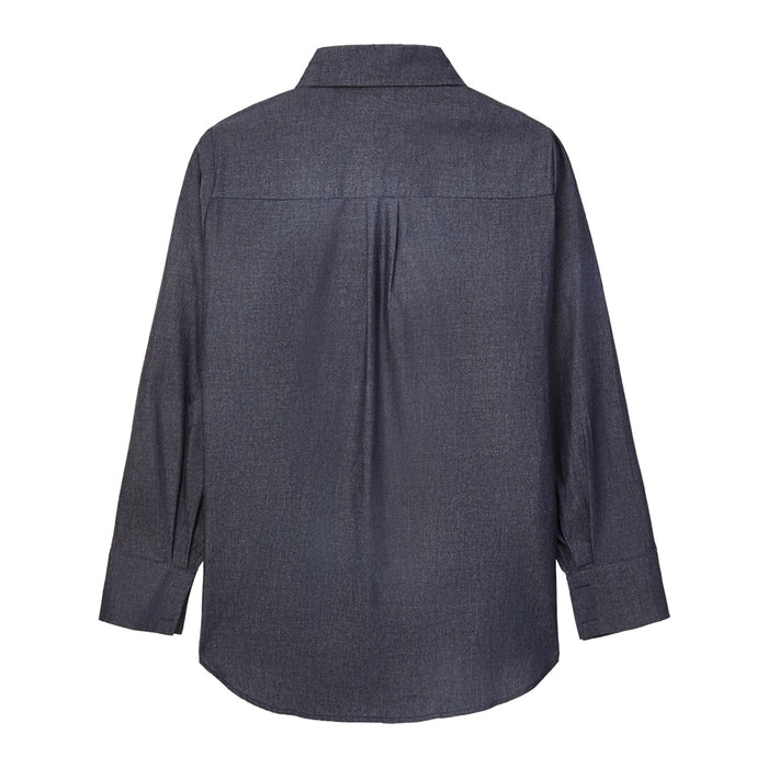CICADA Denim Shirt (Blue) | Isetan KL Online Store