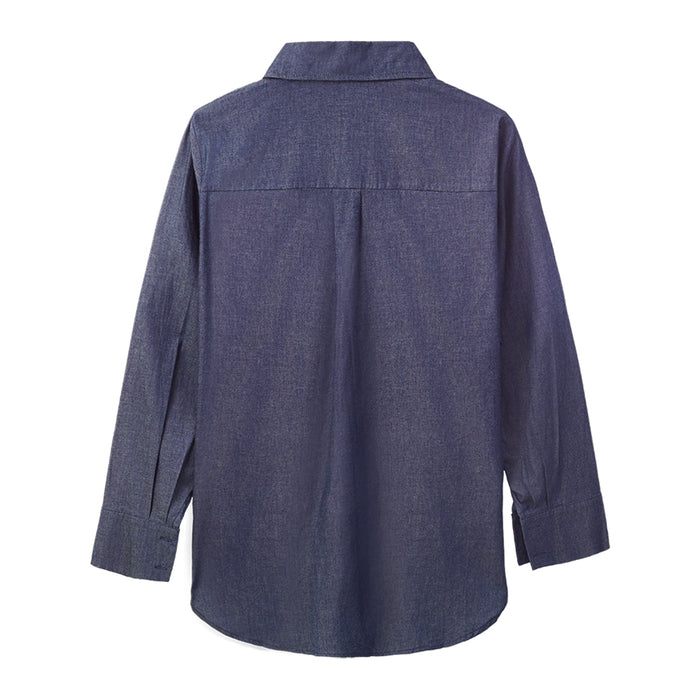 CICADA Denim Shirt (Light Blue) | Isetan KL Online Store
