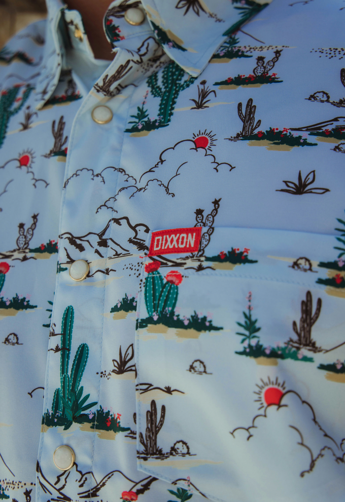 Desert Bloom Short Sleeve Party Shirt