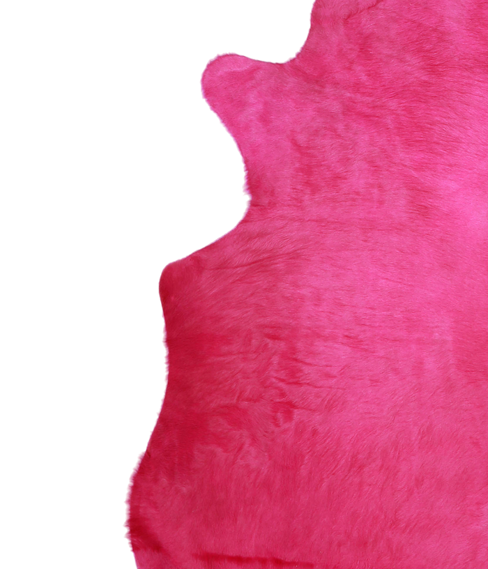 Dyed Pink Cowhide Rug #A20563