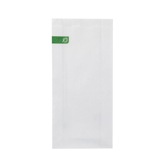 EcoProducts Compostable Pinch Bottom White Bag (#1 | 4x8) | 1000/cs