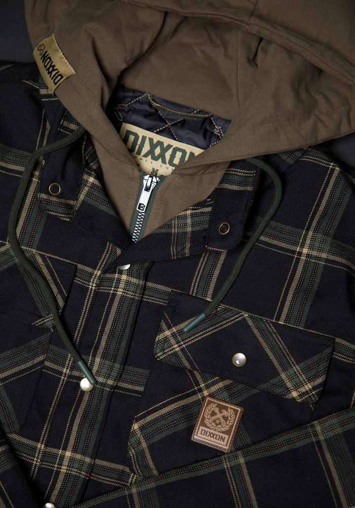 EDC Youth Hooded Flannel Jacket