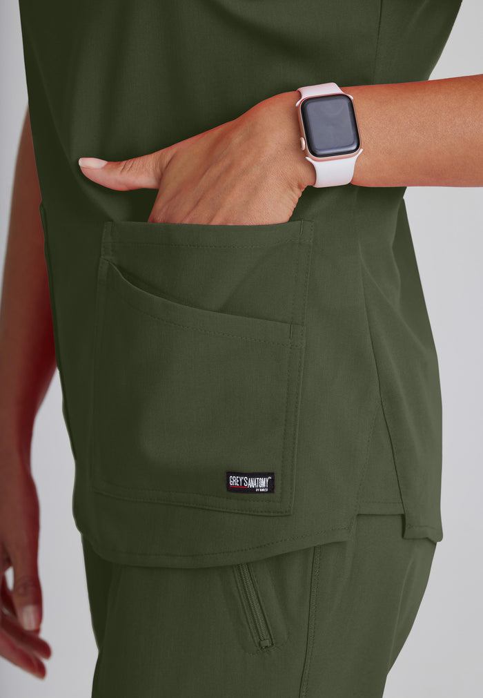 Emma Top - Olive - Grey's Anatomy Scrubs