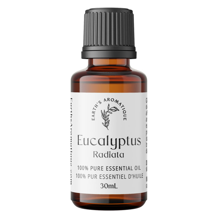 Bottle of Earth's Aromatique Eucalyptus Radiata Essential Oil 30 mL