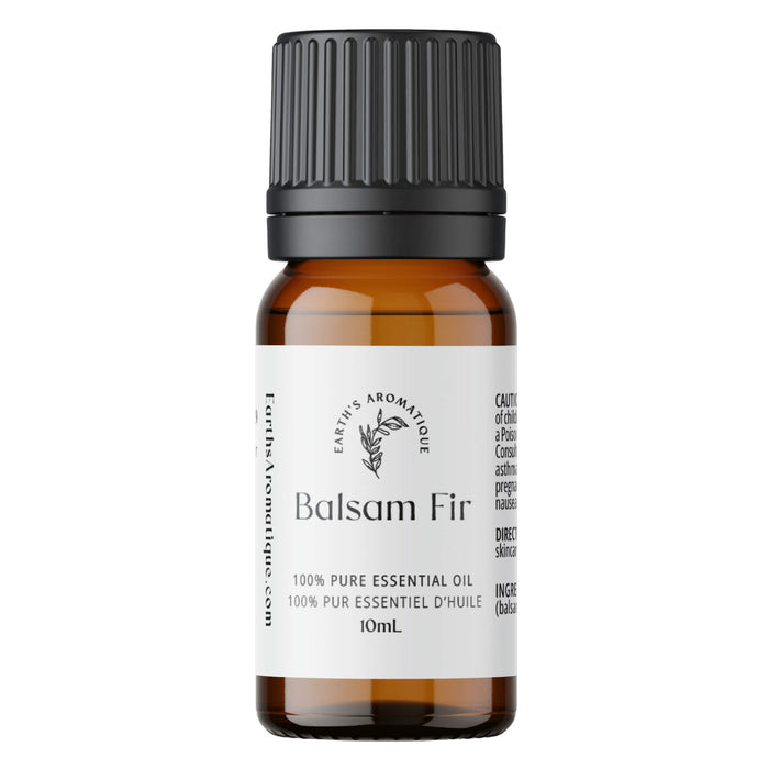 Bottle of Earth's Aromatique Balsam Fir Essential Oil 10 mL