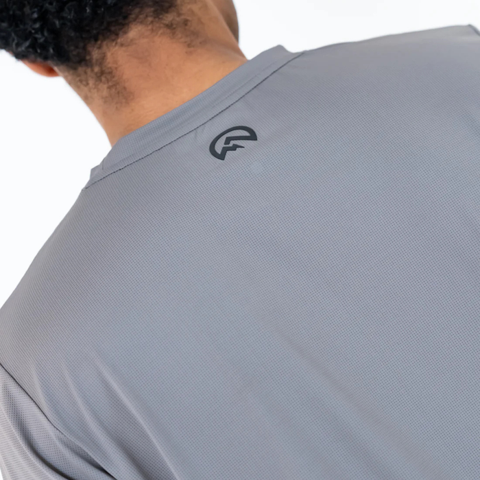 Flux Graphic Logo T-Shirt / Shorts Set - Grey/Slate