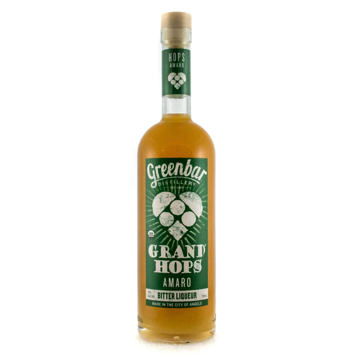 Grand Hops Amaro Organic Bitter Liqueur Liqueur Greenbar Distillery