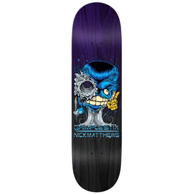 Grimple Stix Nick Matthews Grimplenator Deck 8.5