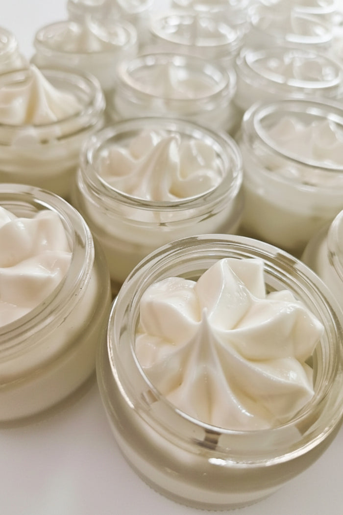 Hand Whipped Luxury Creme | Mini Glass Jar