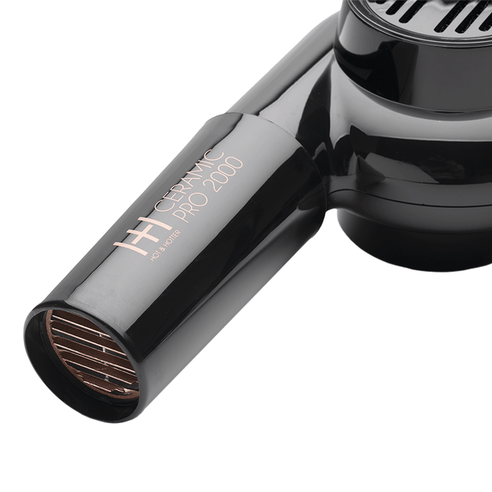 Hot & Hotter Ceramic Pro-2000 Dryer, 1 Count, Black