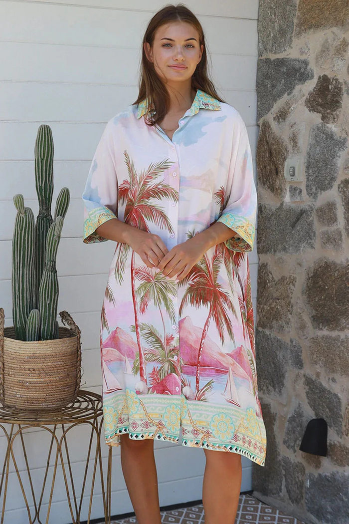 Island Dreaming Shirt Dress