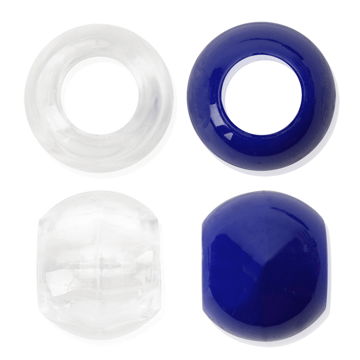 Joy Round Hair Beads XX-Large, 60 Count, Navy