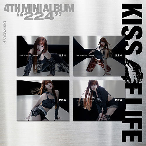 KISS OF LIFE - 224 4TH MINI ALBUM DIGIPACK VER SET - COKODIVE
