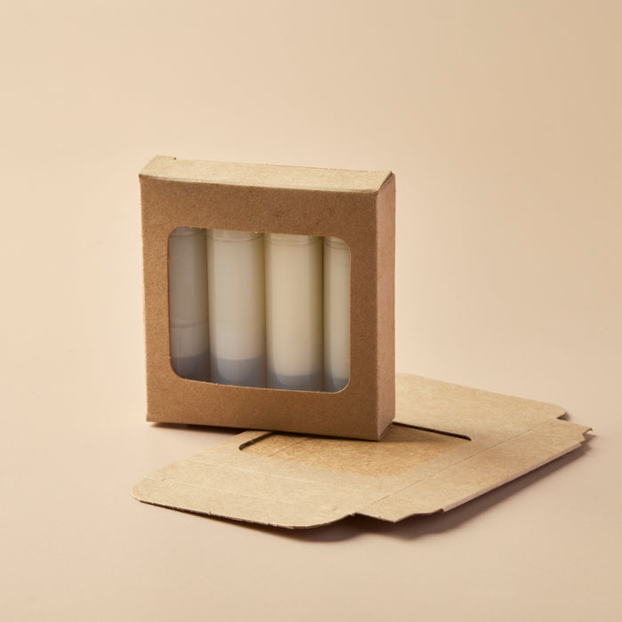Lip Tube Box (Holds 4 Tubes) - KRAFT COLOR - product detail