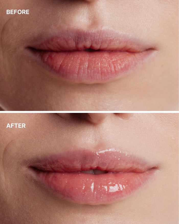 Lipss Lip Gloss Sparkling Holiday Before/After