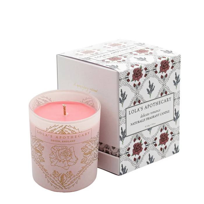 Lola’s Apothecary Delicate Romance Naturally Fragrant Candle