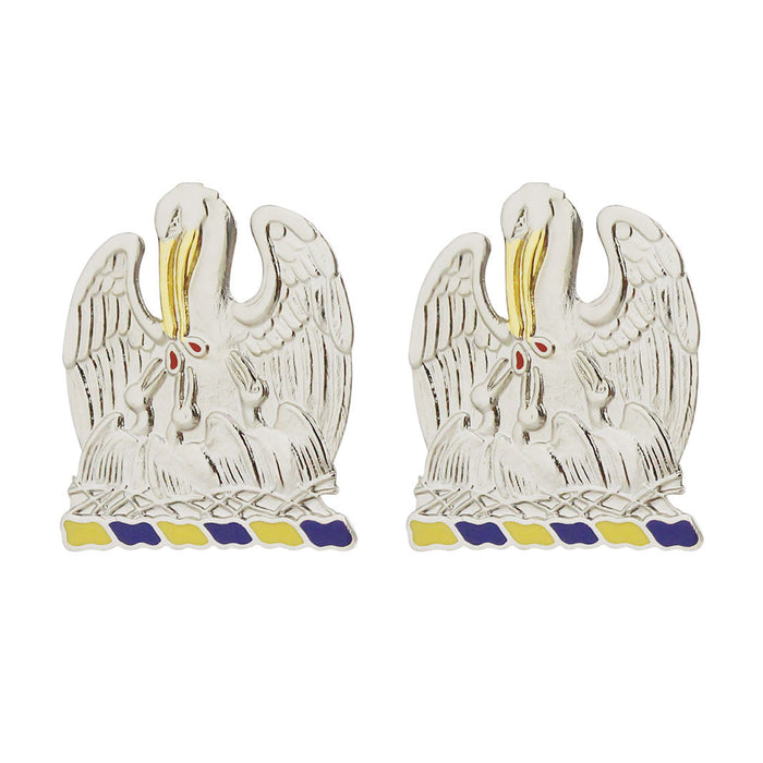 Louisiana National Guard Unit Crest (No Motto) Army Unit Crests