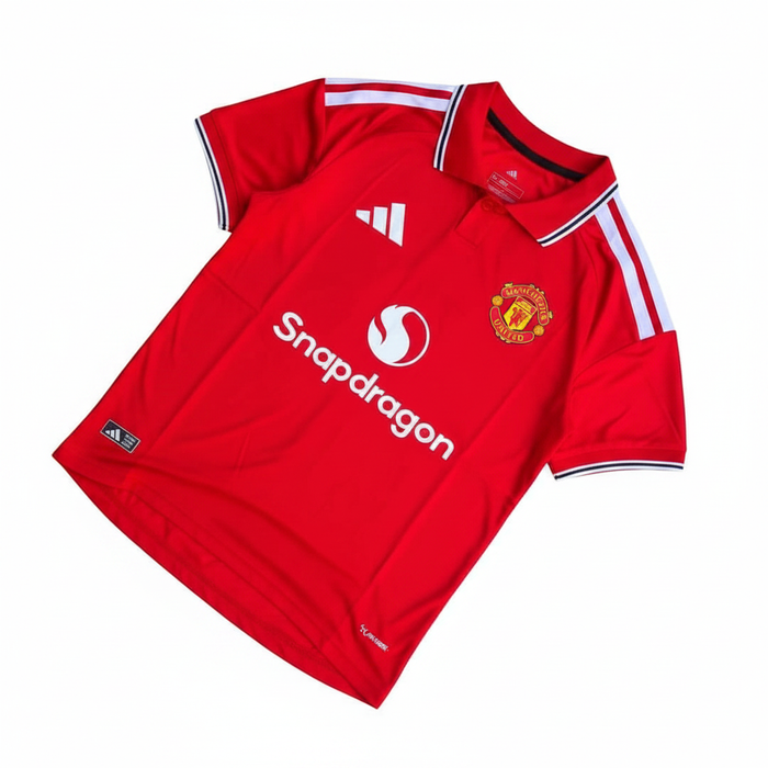 Manchester United Home Jersey 2024/25 - white background