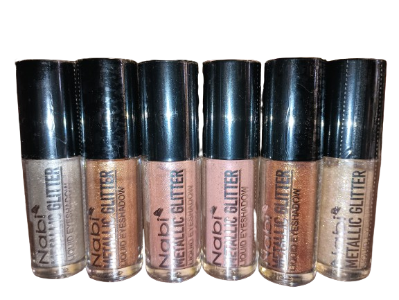 MGLE48 - METALLIC GLITTER LIQUID EYESHADOW 6 PCS SET