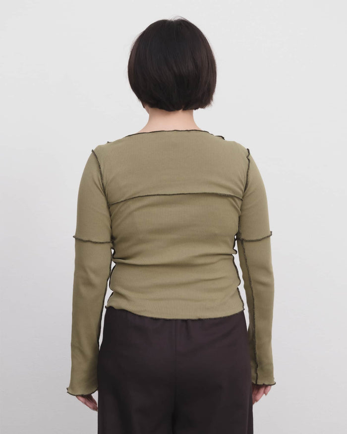 Moss Cinder LS Tee