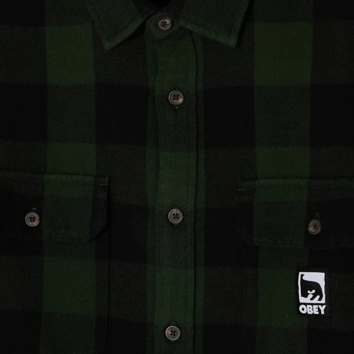 Obey Woven Kombu Multi Flannel
