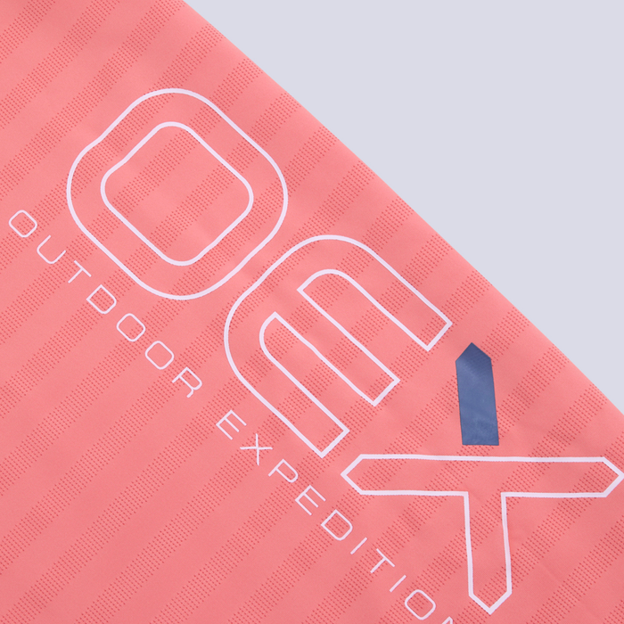OEX Flash 2.0 T-Shirt - Coral/Light Grey