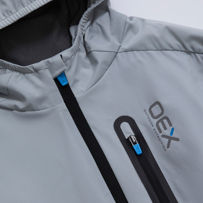 OEX Junior Aspect Tracksuit - Light Grey